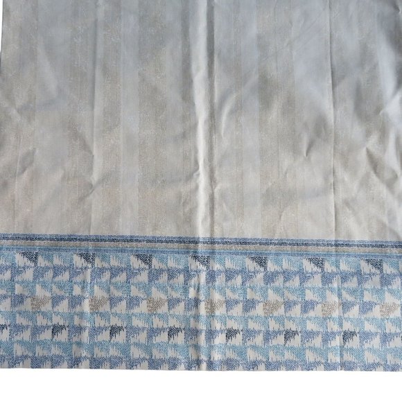 Vintage Springs King Pillowcase 1 Beige Blue Edge Percale USA Made New Old Stock - Picture 6 of 6